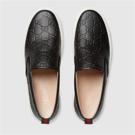 gucci embellished slip-on sneakers on|Gucci slip on sneakers women.